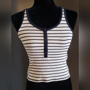 Abercrombie & Fitch Henley Tank Top